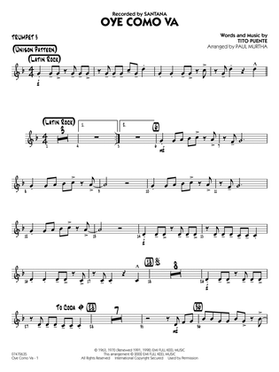 Oye Como Va (arr. Paul Murtha) - Trumpet 3