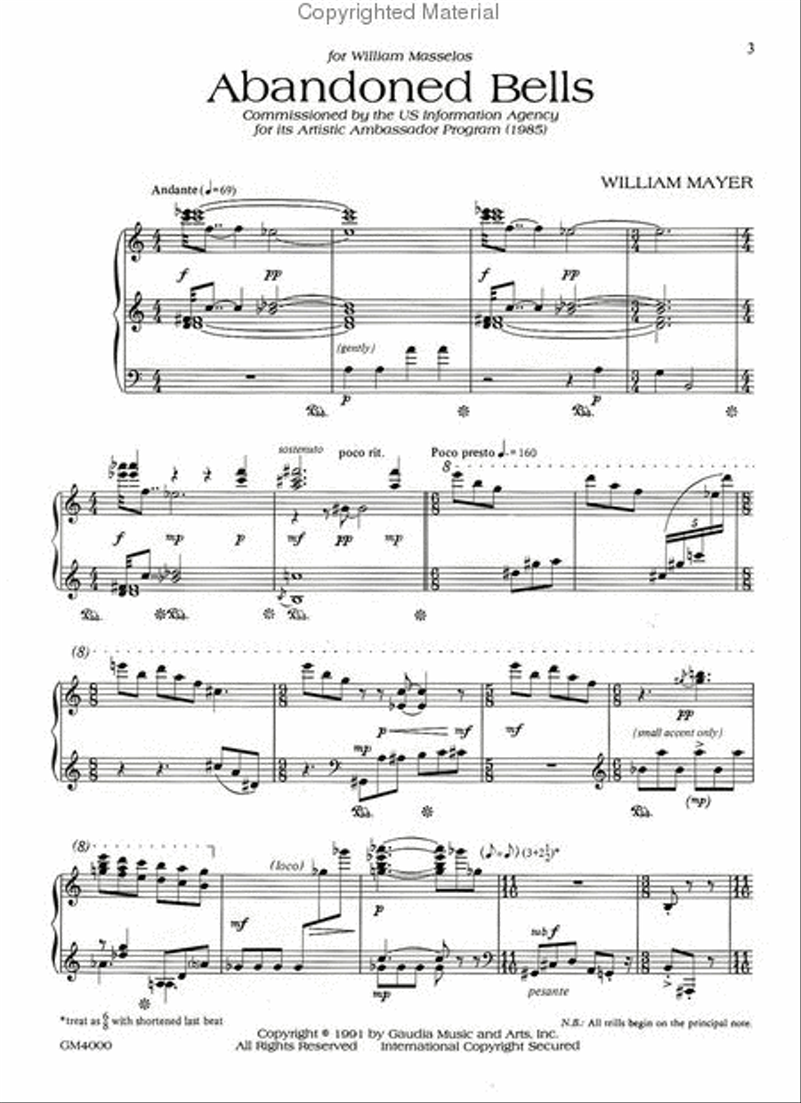 Abandoned Bells Chamber Music scores gallery preview page 2