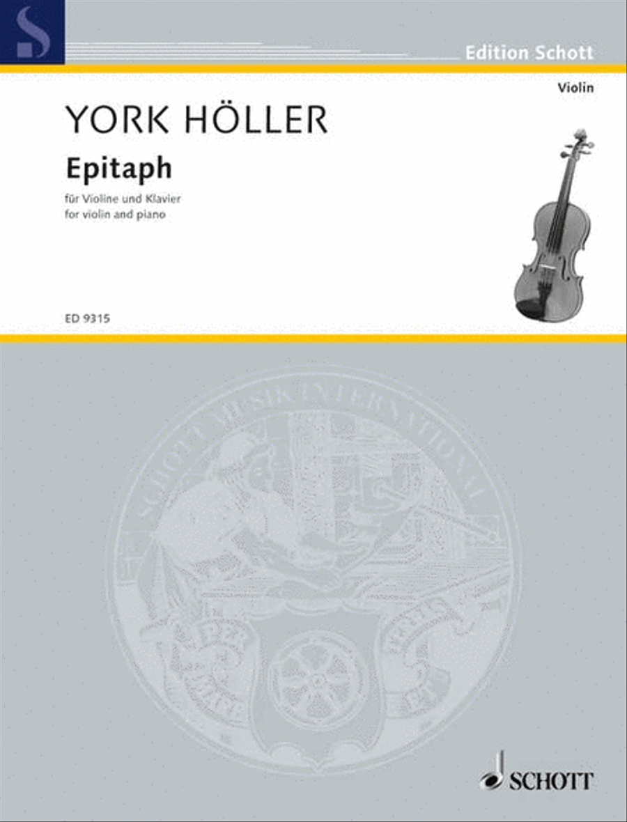 Epitaph Epitaph Violin Solo scores gallery preview page 1