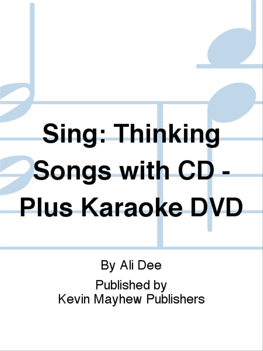 Sing: Thinking Songs with CD - Plus Karaoke DVD Voice Solo scores gallery preview page 1
