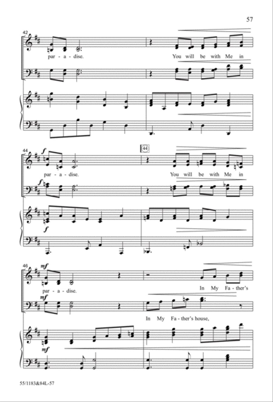 Come to the Cross and Remember 4-Part scores gallery preview page 40