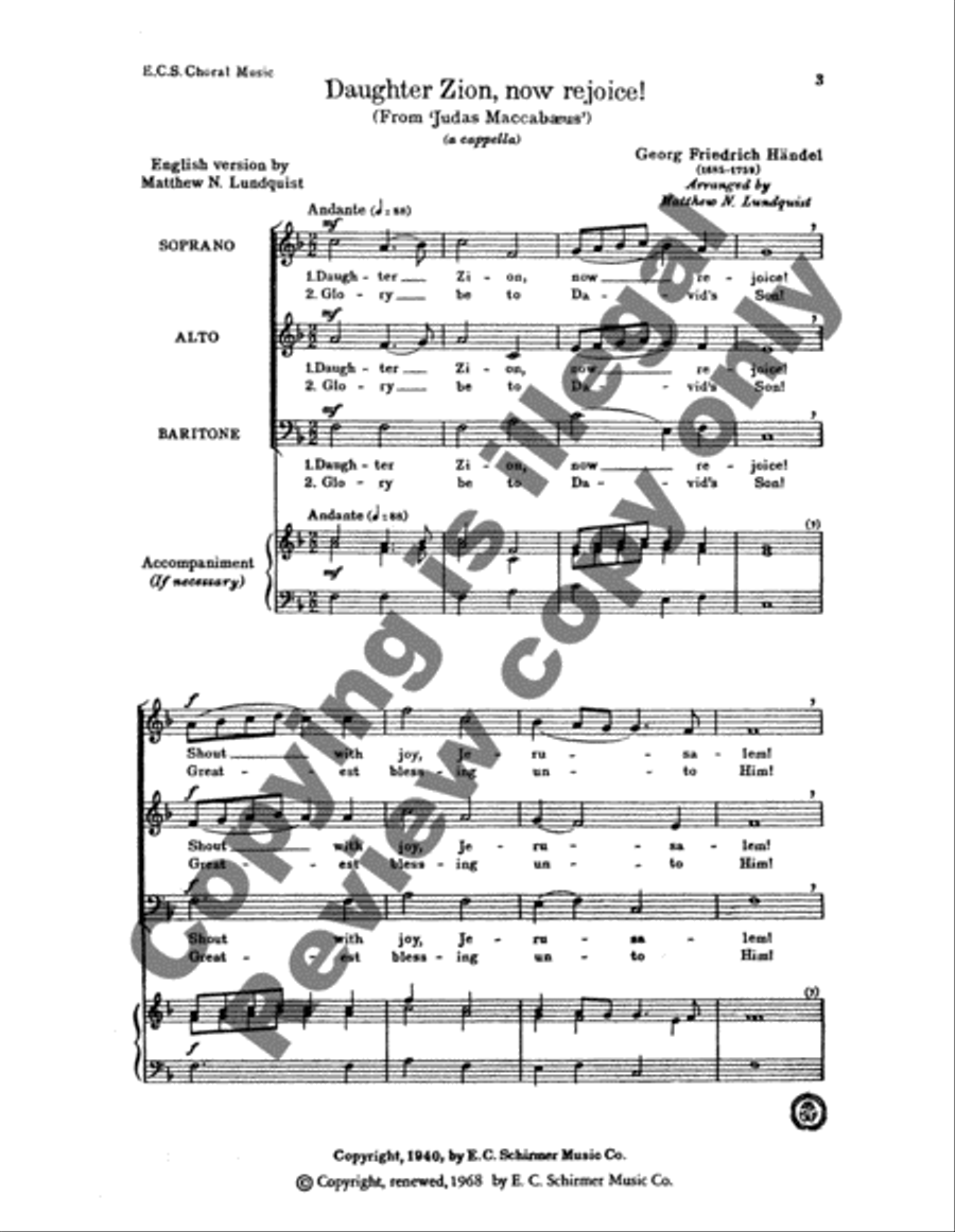 The Gateway Choir Book 3-Part scores gallery preview page 3