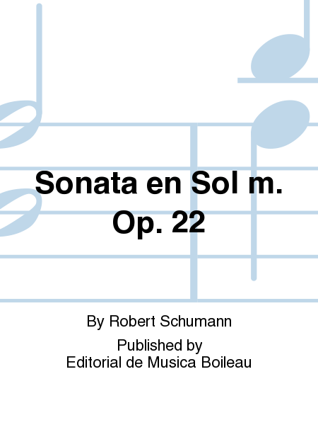 Sonata en Sol m. Op. 22