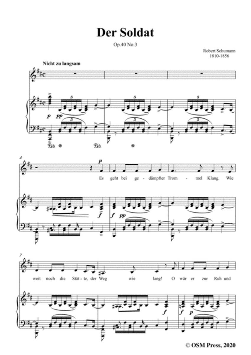 Schumann-Der Soldat Op.40 No.3,in b minor