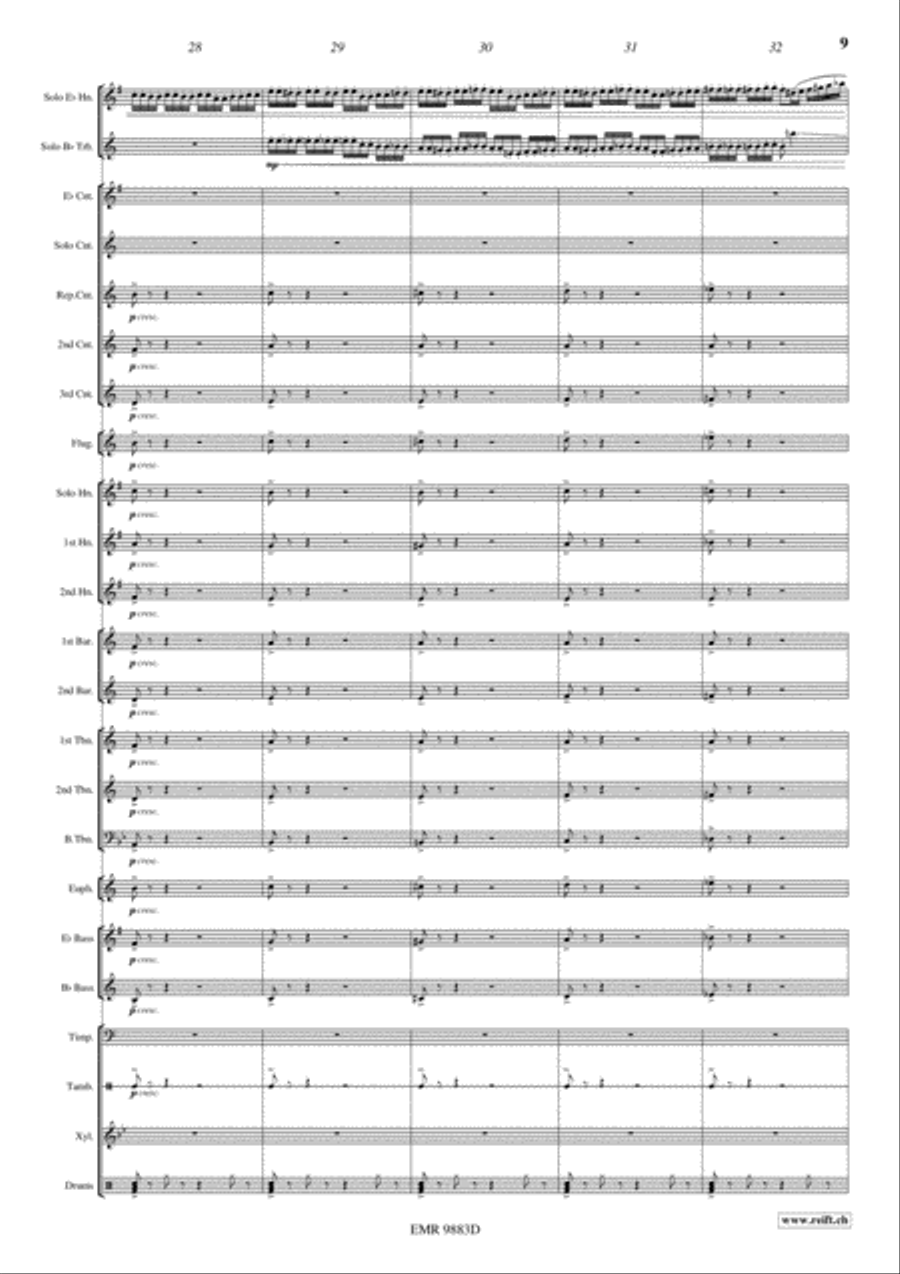 Green Hornet Theme Brass Duet scores gallery preview page 9