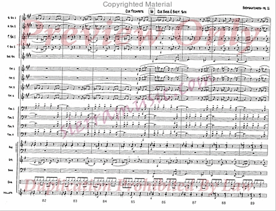 Bodysnatchers Bodysnatchers Jazz Ensemble scores gallery preview page 12