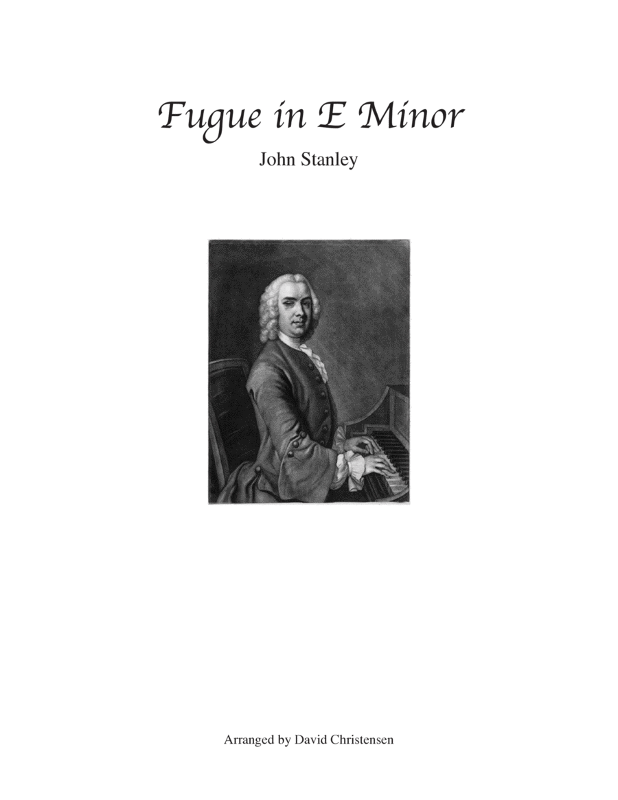 Fugue in E Minor image number null
