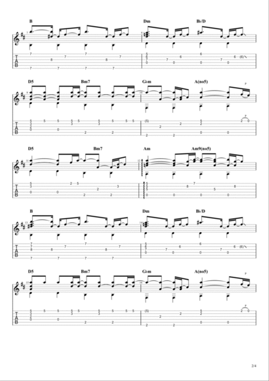 Julia Electric Guitar scores gallery preview page 2