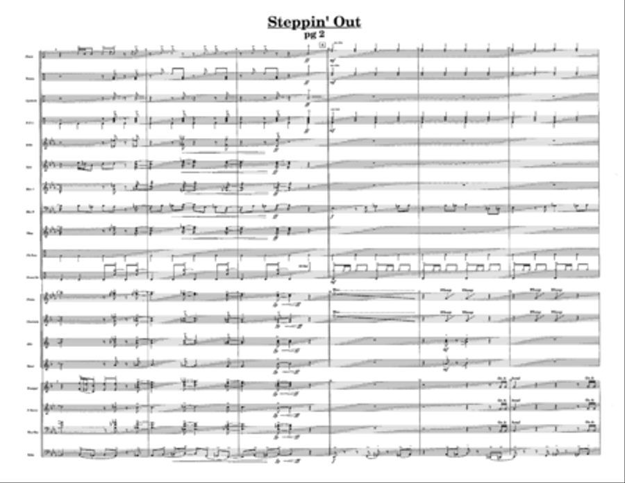 Steppin' Out w/Tutor Tracks Pep Band scores gallery preview page 4