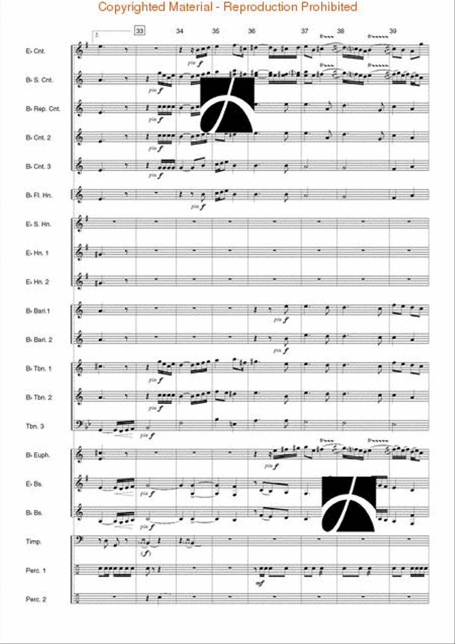 Helios Concert Band scores gallery preview page 6