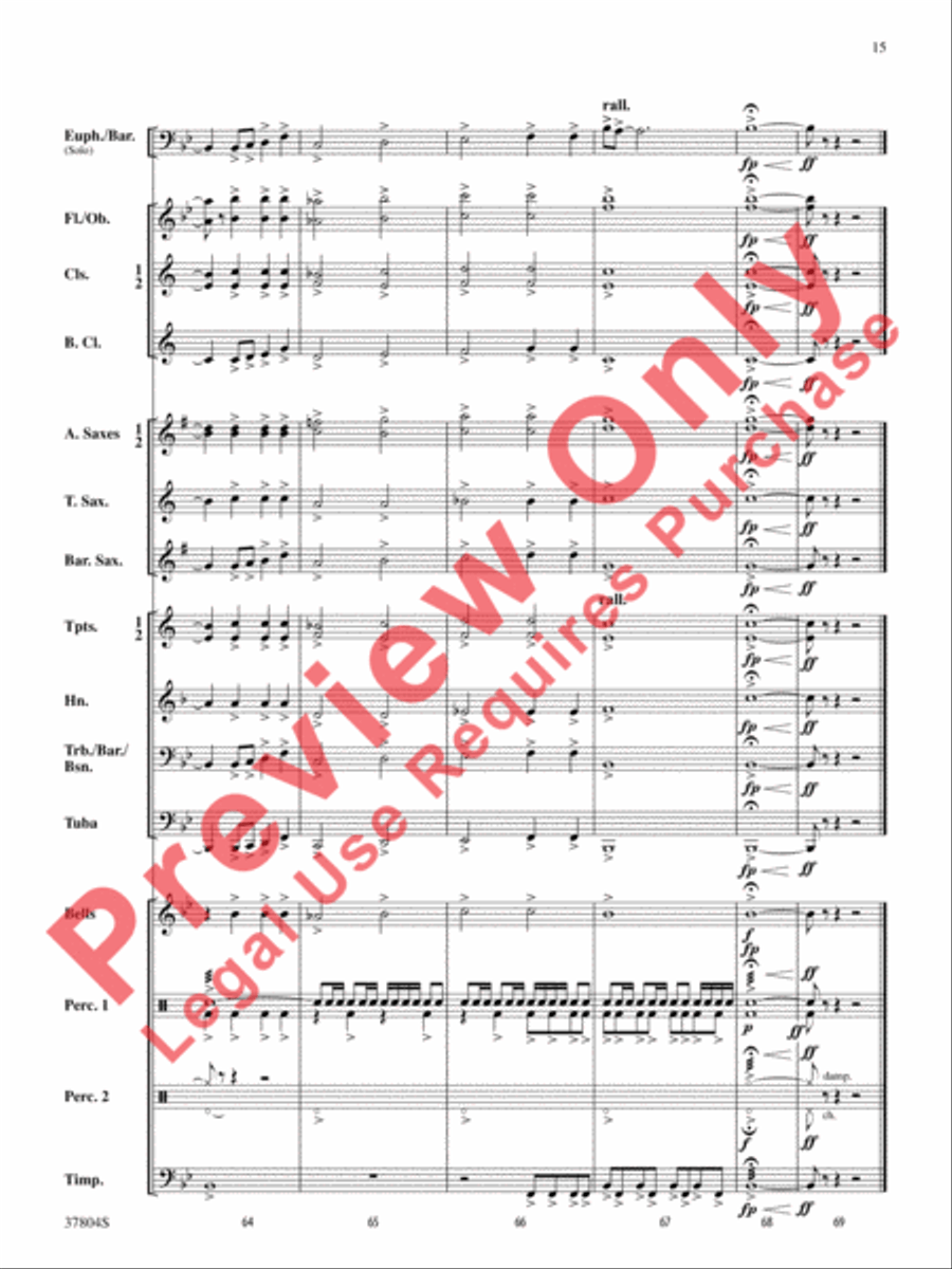 UFO UFO Concert Band scores gallery preview page 16