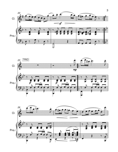 Polonaise - F. Schubert - For Solo/ B Flat Clarinet and Piano - Intermediate image number null