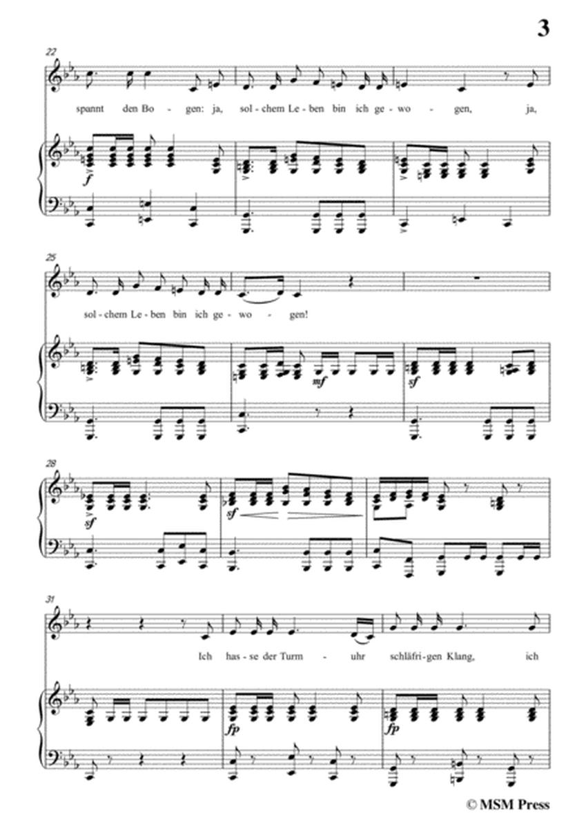 Schubert-Lied des gefangenen Jäger,Op.52 No.7,in c minor,for Voice&Piano image number null
