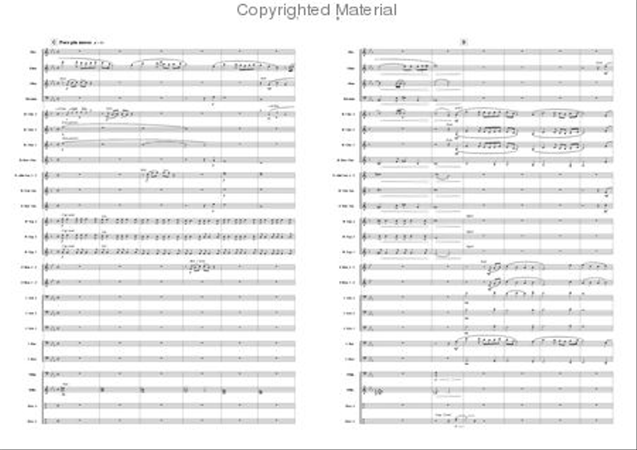 Hymn of Brotherhood Concert Band scores gallery preview page 4