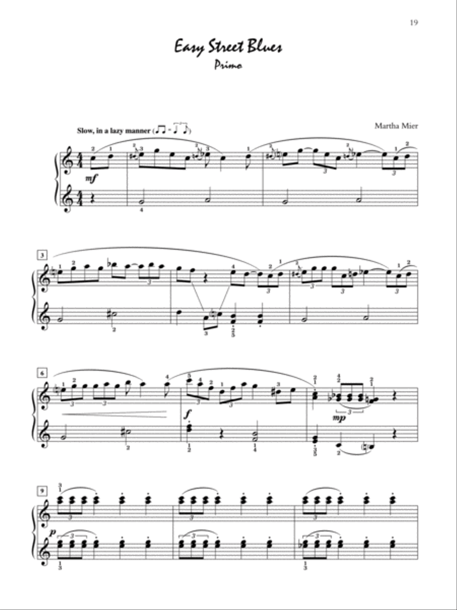 Jazz, Rags & Blues for Two, Book 3 Small Ensemble scores gallery preview page 4