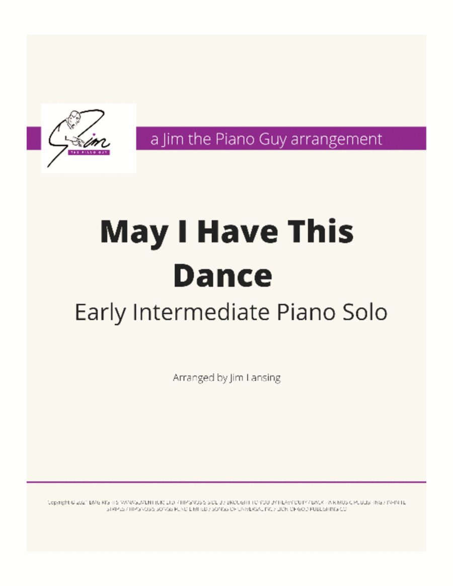 May I Have This Dance (remix) Piano Method scores gallery preview page 1