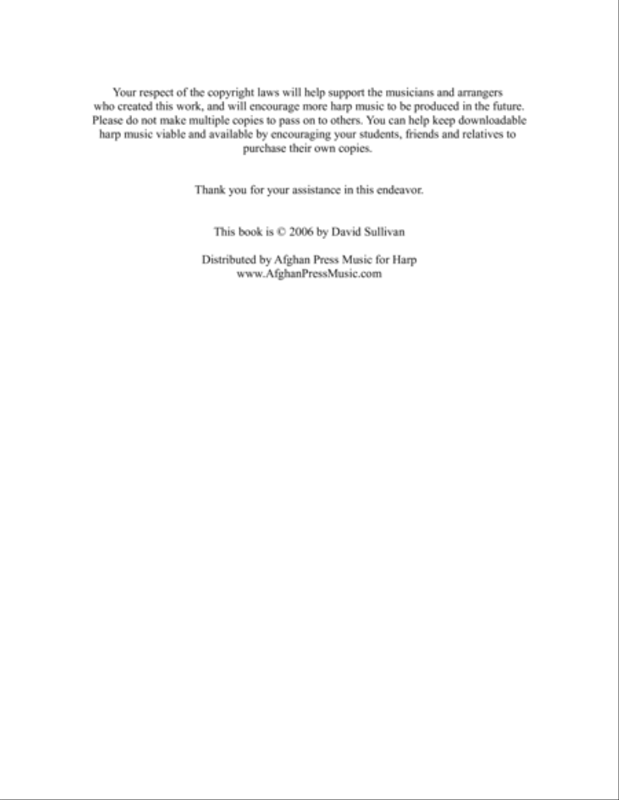 Celtic Harp on the Prairie Celtic Harp scores gallery preview page 2