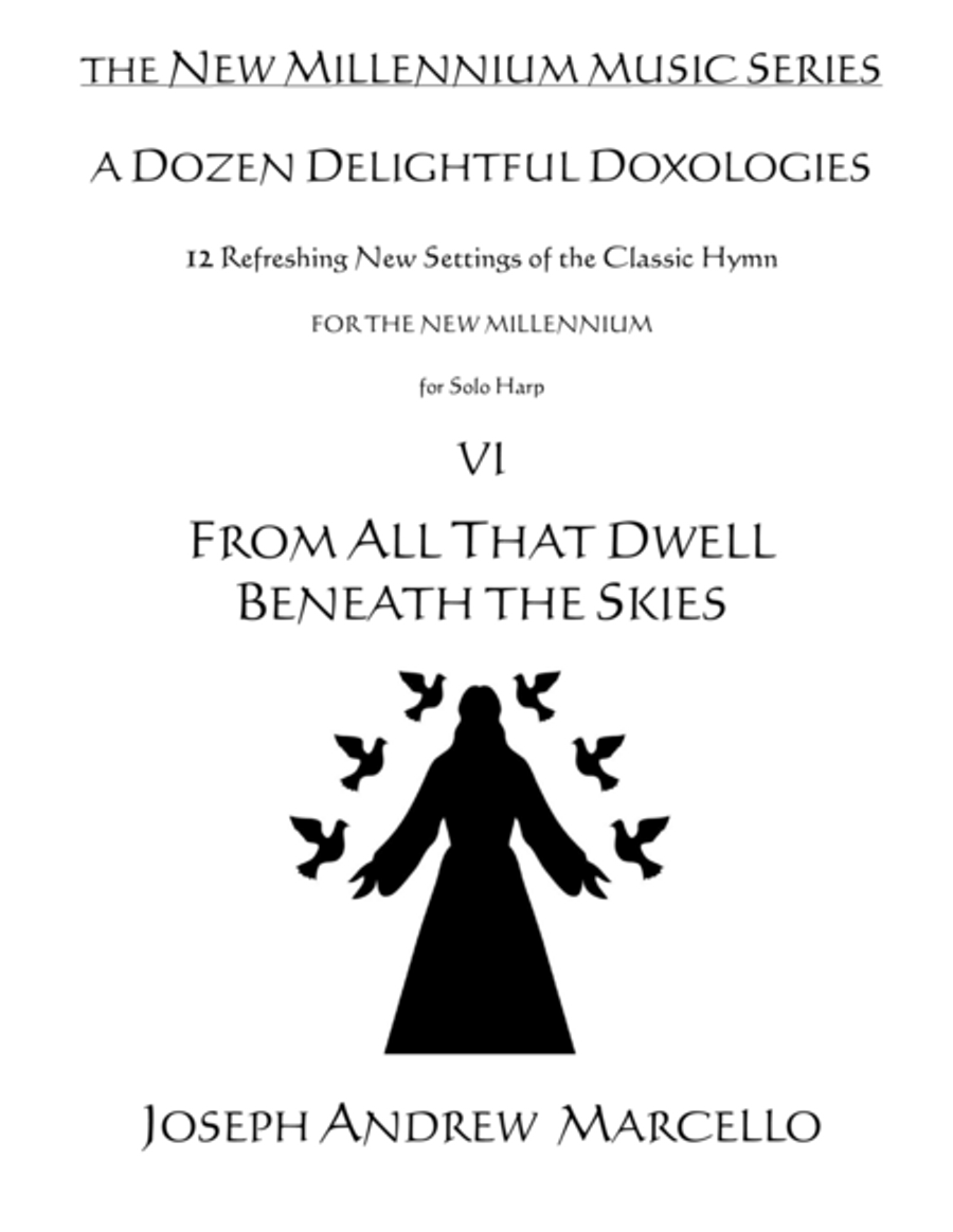 Delightful Doxology VI - 'From All That Dwell Beneath the Skies' - Harp Harp scores gallery preview page 1
