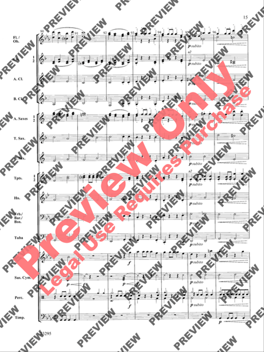 Stormchasers Concert Band scores gallery preview page 16