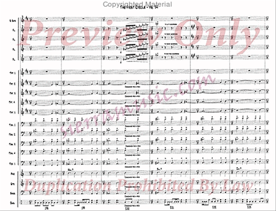 The First Circle Big Band scores gallery preview page 35