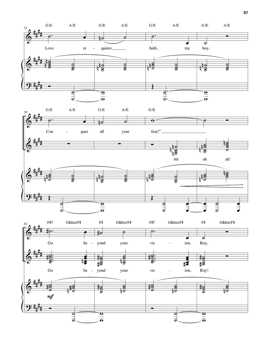 Higher Love (from Honeymoon in Vegas) Voice scores gallery preview page 6