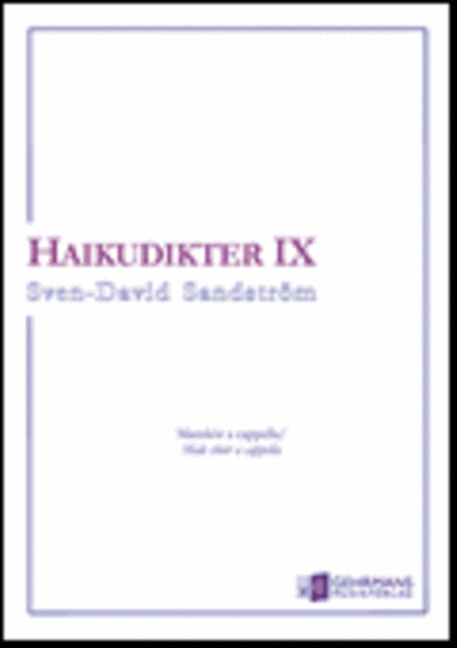 Haikudikter IX Divisi scores gallery preview page 1