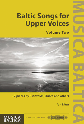 Book cover for Baltic Songs for Upper Voices for SSAA Choir