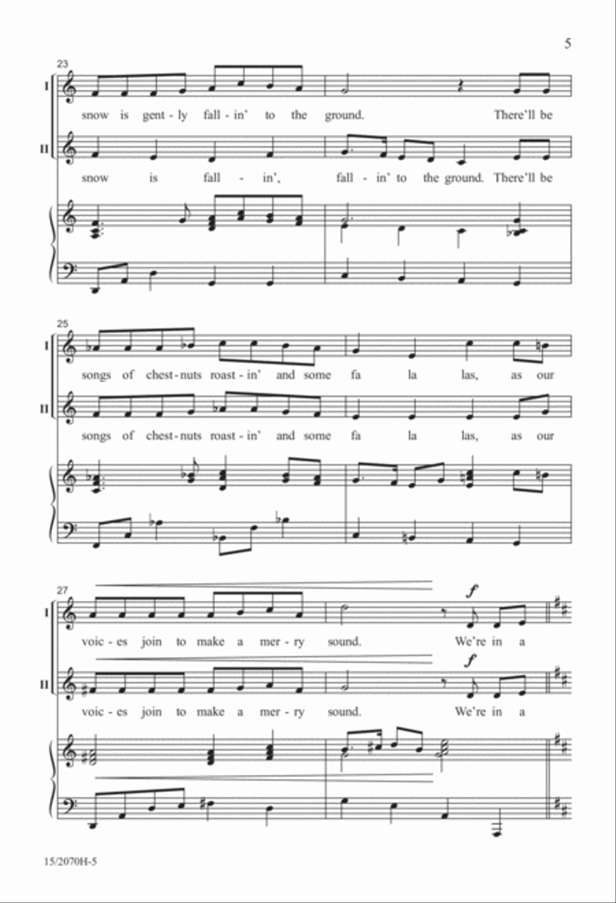 We're in a Holiday Mood We're in a Holiday Mood 2-Part scores gallery preview page 5