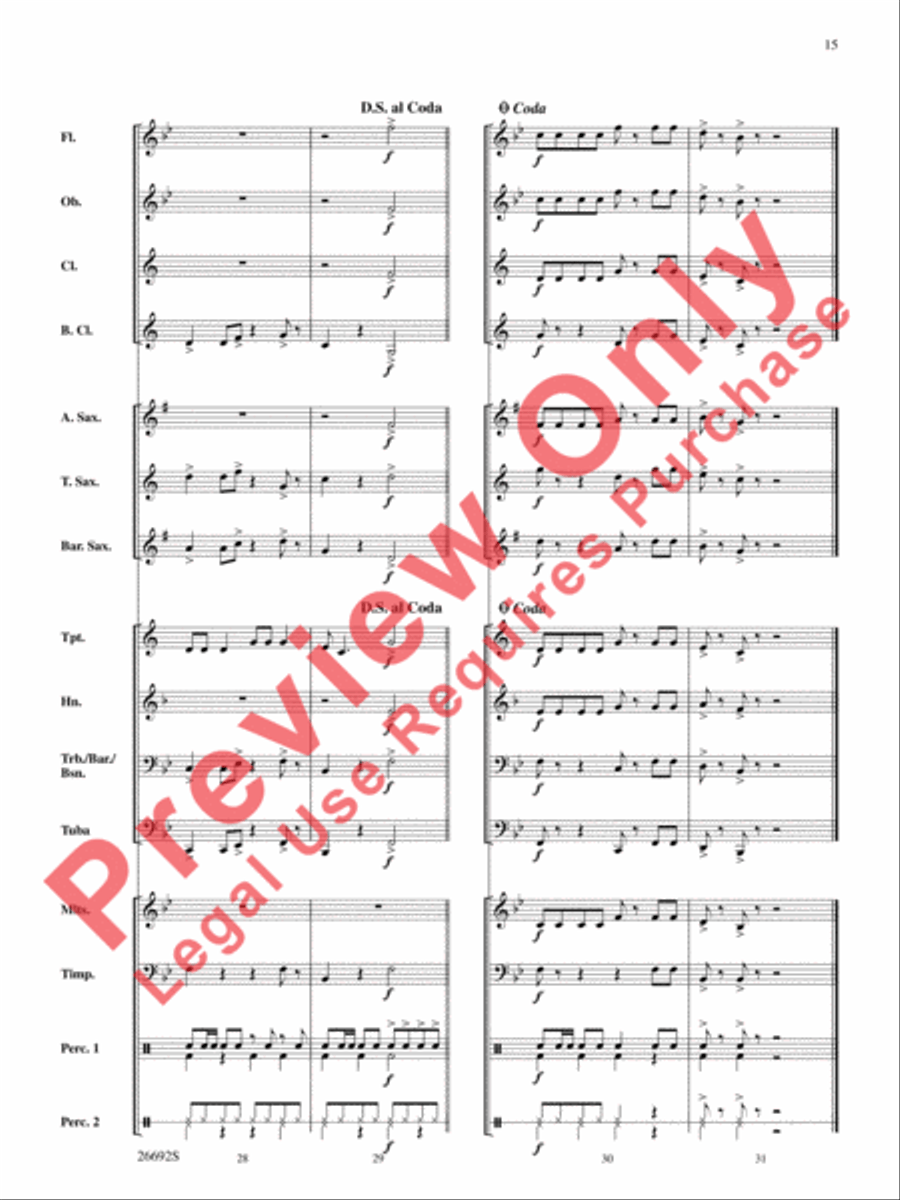 Belwin Beginning Band Kit #3 Concert Band scores gallery preview page 16