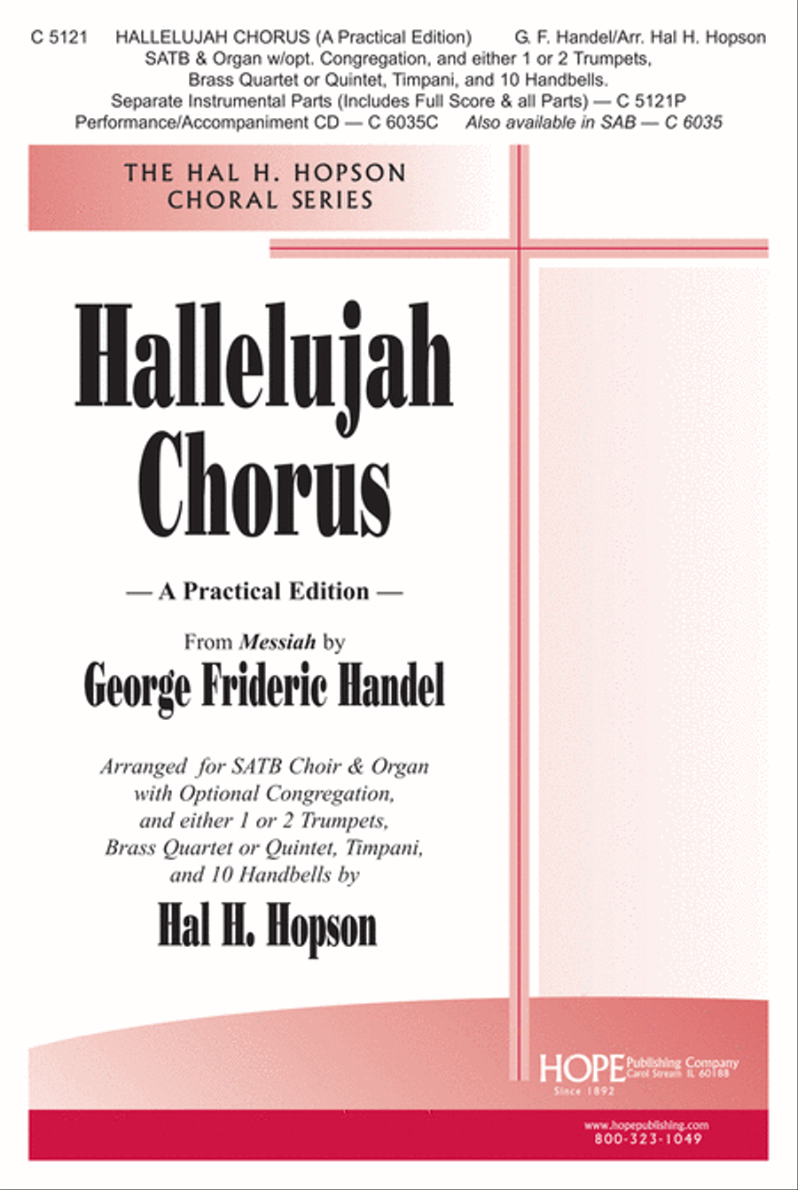 Hallelujah Chorus 4-Part scores gallery preview page 1