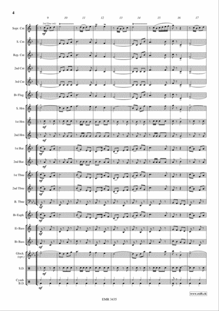 The Big Guard Brass Band scores gallery preview page 5