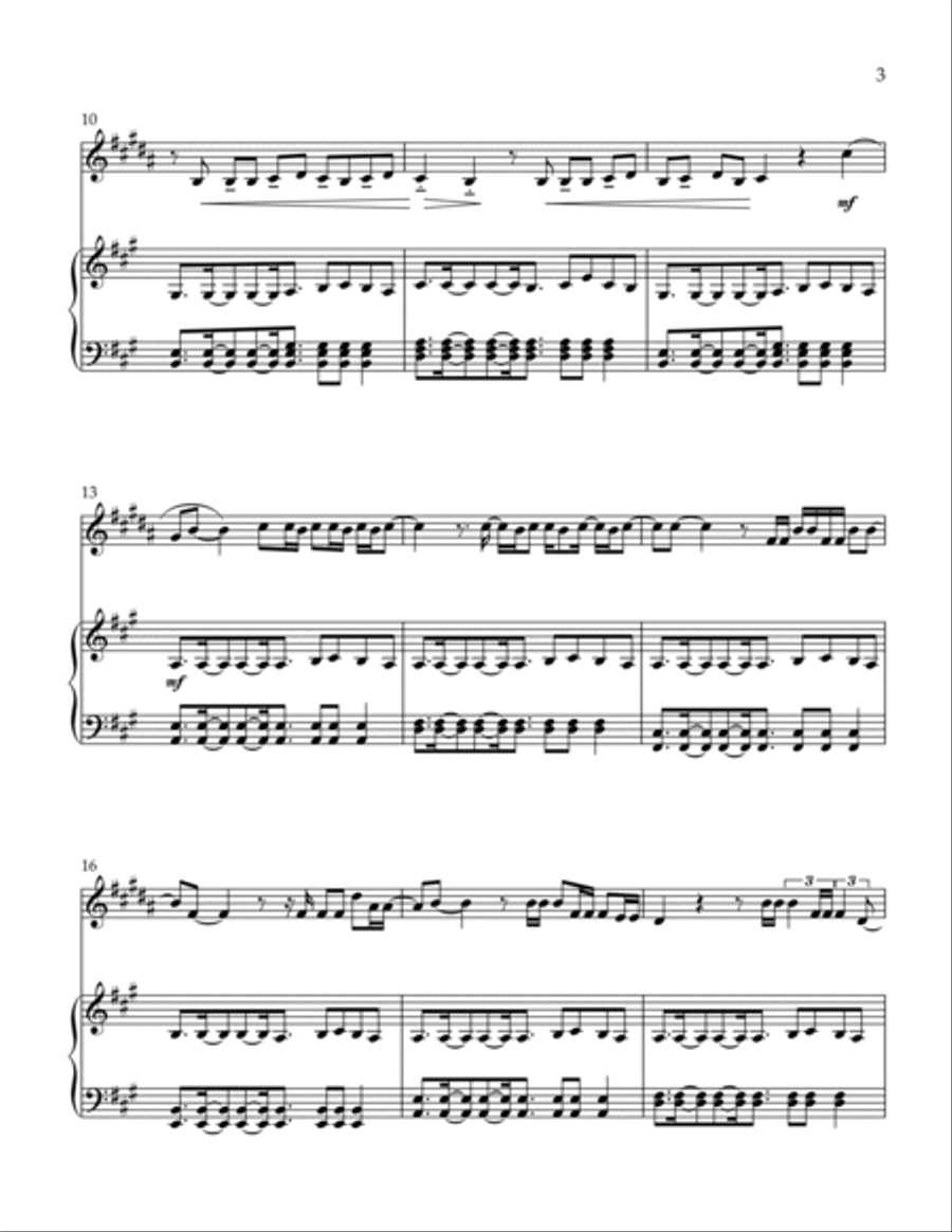 Tolerate It B-Flat Clarinet scores gallery preview page 3