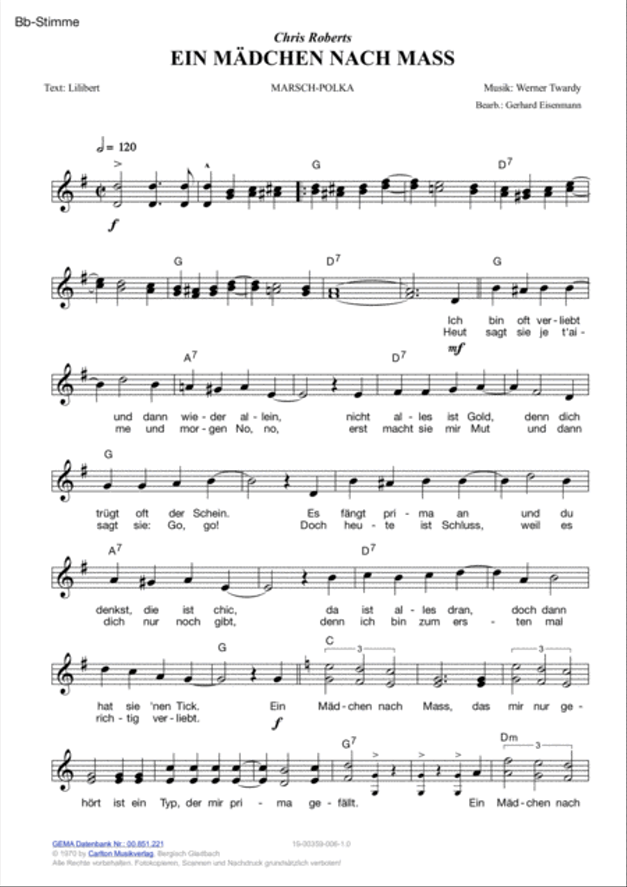 Ein Madchen nach Mass Voice scores gallery preview page 4