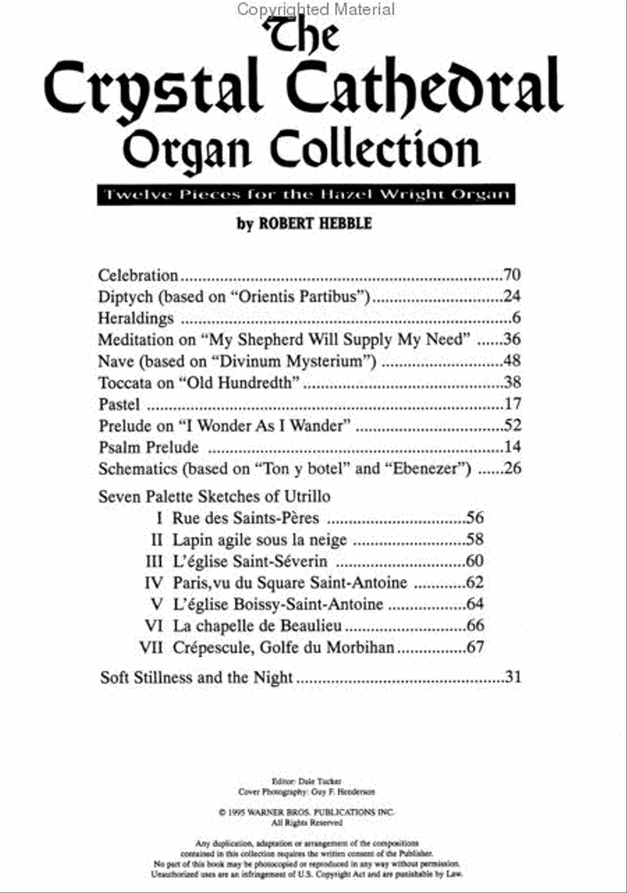 The Crystal Cathedral Organ Collection