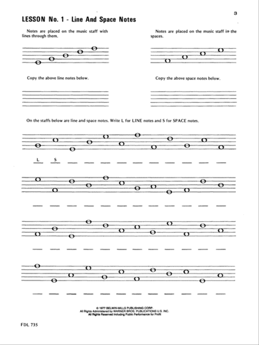 30 Notespelling Lessons Piano Method scores gallery preview page 3