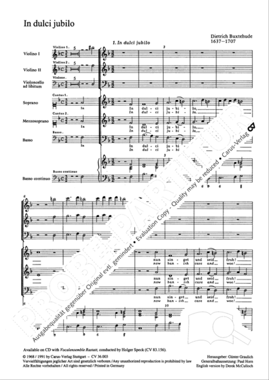 In dulci jubilo (Nun singet und seid froh) 3-Part scores gallery preview page 5
