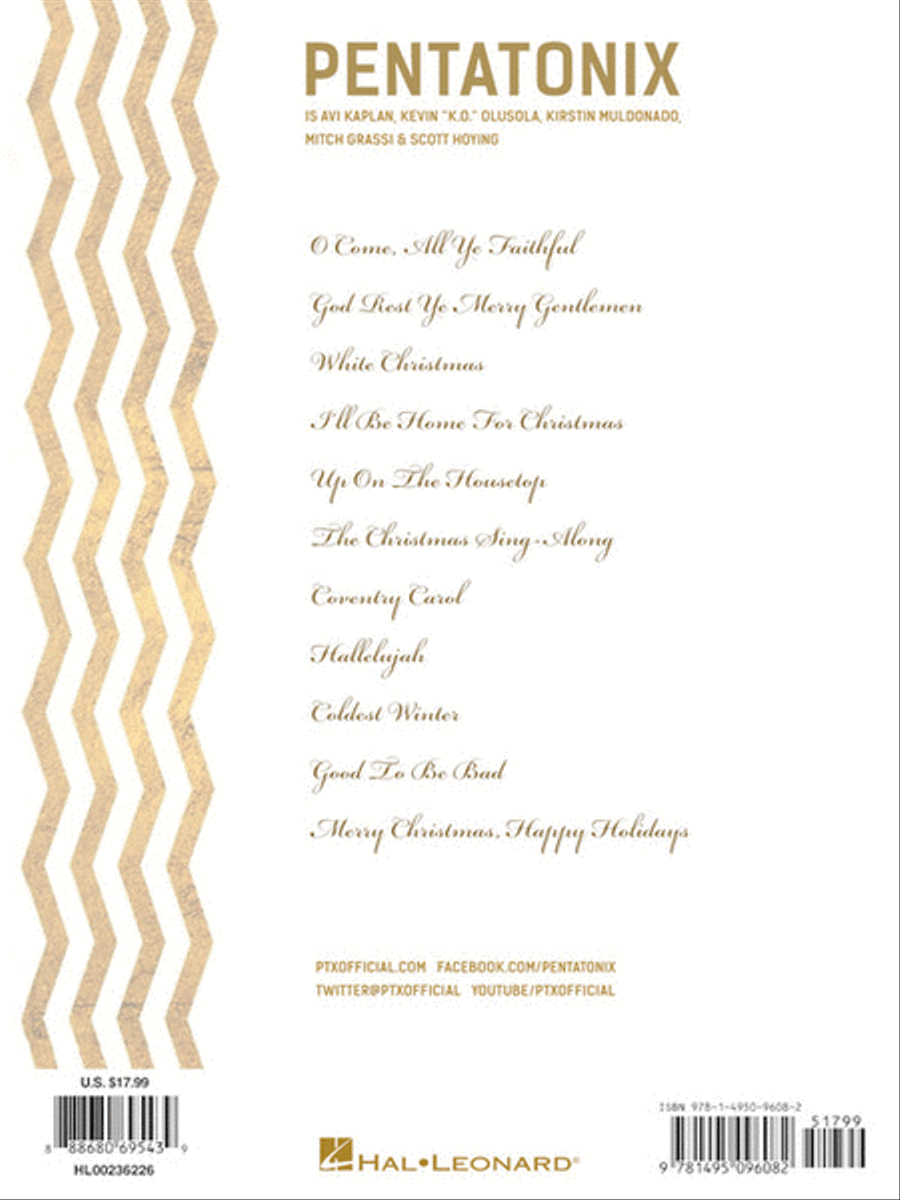 A Pentatonix Christmas Piano, Vocal, Guitar scores gallery preview page 6