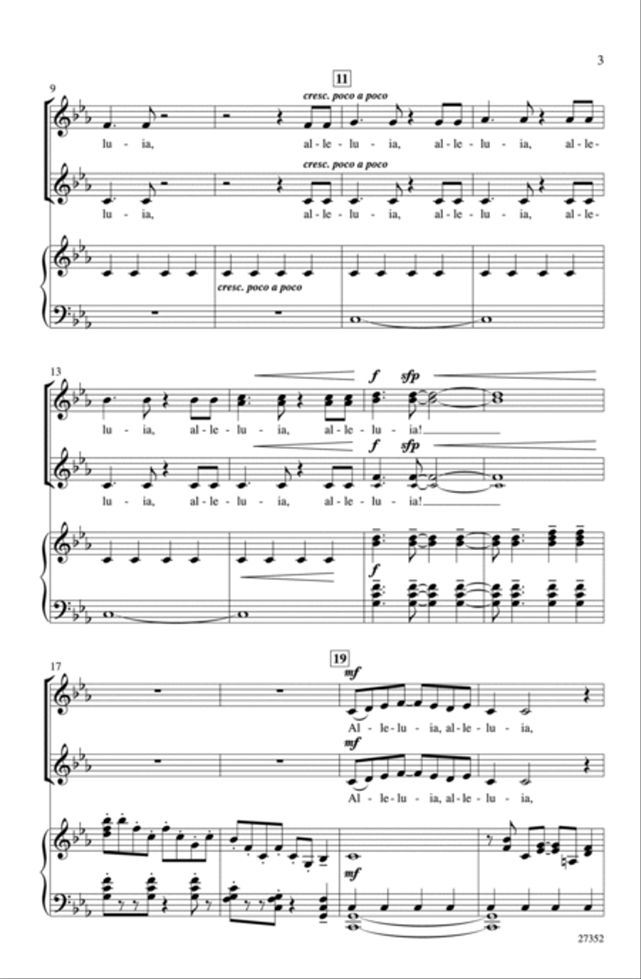 Alleluia for Our Time Alleluia for Our Time Women's Choir scores gallery preview page 3