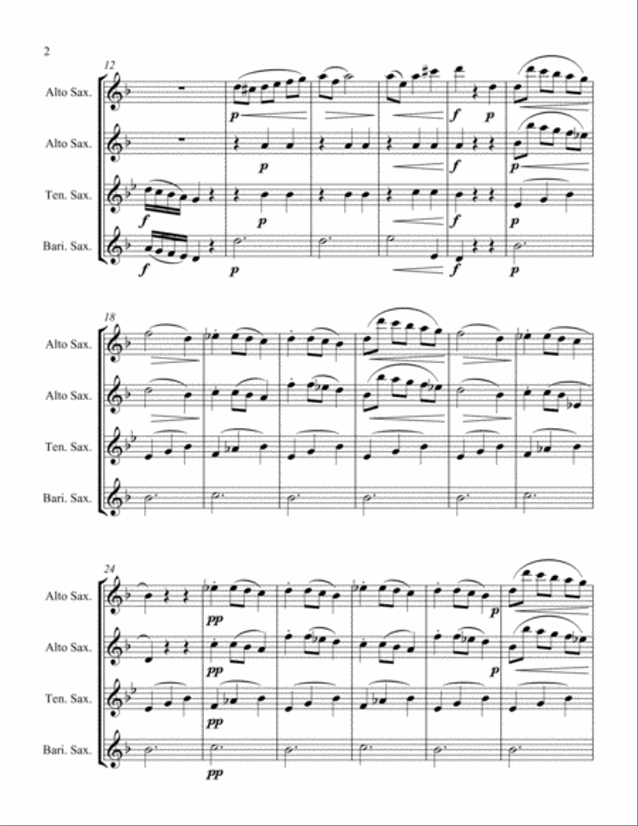 Die Dorfhexe Die Dorfhexe Woodwind Quartet scores gallery preview page 2
