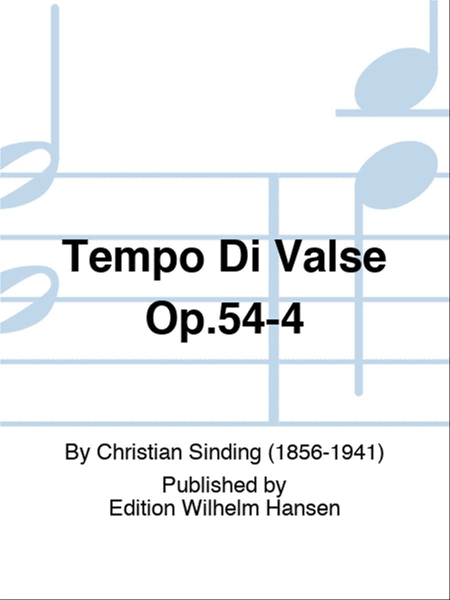 Tempo Di Valse Op.54-4