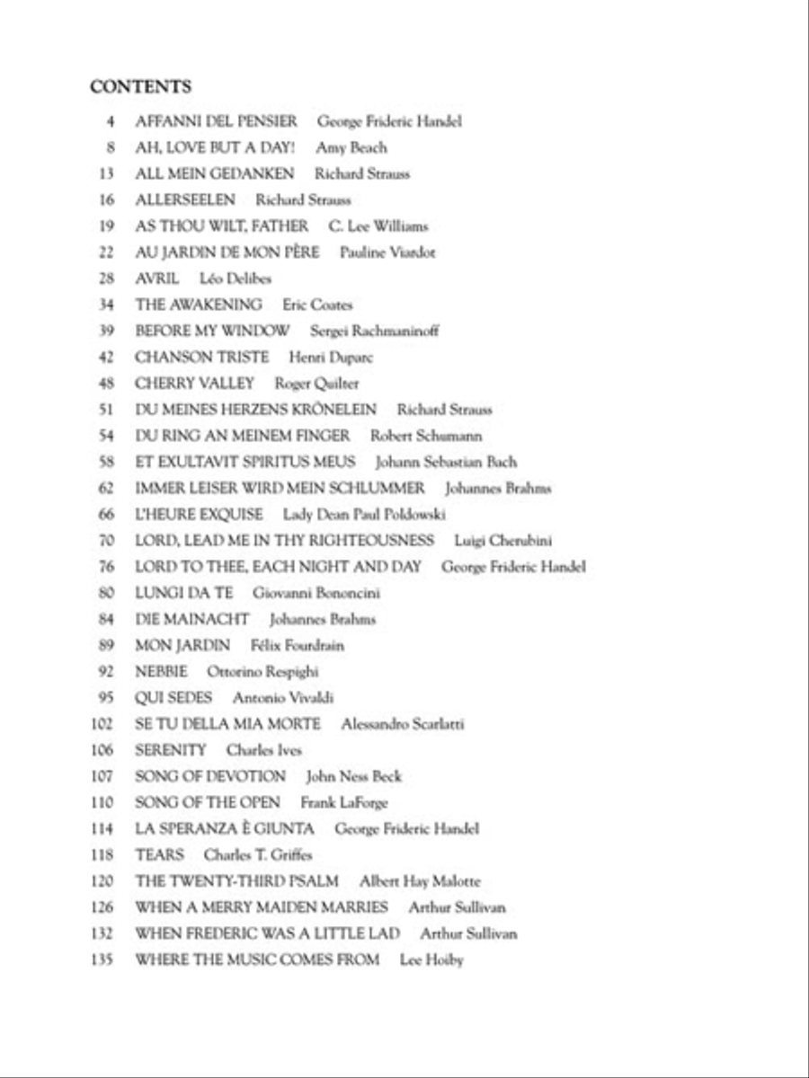 The Second Book of Mezzo-Soprano Solos Part II Mezzo-Soprano Voice scores gallery preview page 4