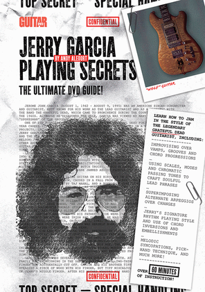 Book cover for Guitar World -- Jerry Garcia Playing Secrets