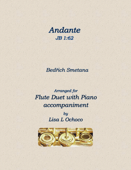 Andante JB 1:62 for Flute Duet and Piano image number null