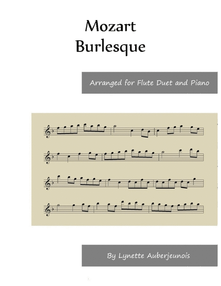 Burlesque - Flute Duet and Piano image number null