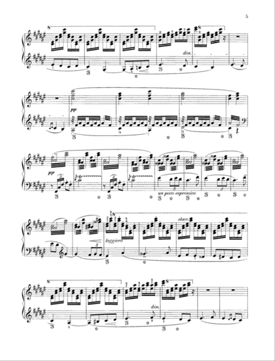 Les jeux d'eaux à la villa d'Este Piano Solo scores gallery preview page 4