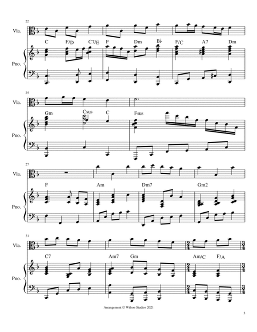 America (My Country 'Tis of Thee)--viola solo