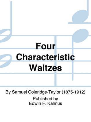Book cover for Four Characteristic Waltzes