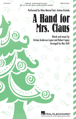 Book cover for A Hand for Mrs. Claus