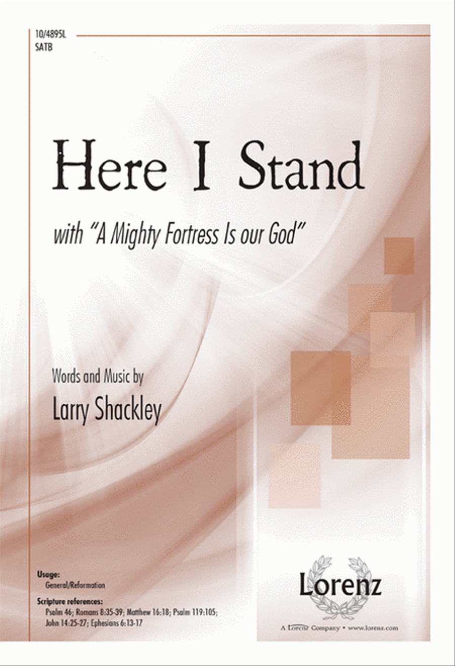 Here I Stand 4-Part scores gallery preview page 1