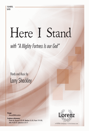 Book cover for Here I Stand